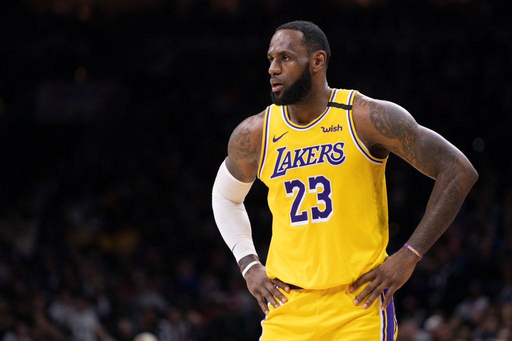 LeBron James is not the third highest scoer in the NBA, he made history Saturday night as the Lakers played against the Sixers.