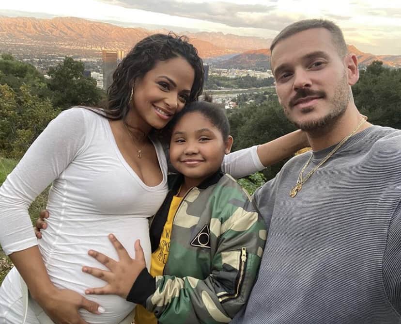 Christina Milian's Boyfriend Matt Pokora Faces Backlash From Some Fans  After They Believe He Compared Her Daughter's Hair To The Microbe Emoji
