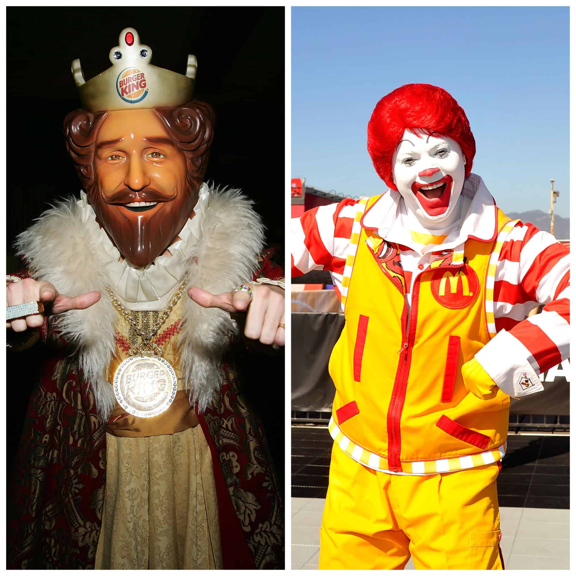 Ronald McDonald And Burger King Mascot Share A Kiss In 'Love Conquers ...