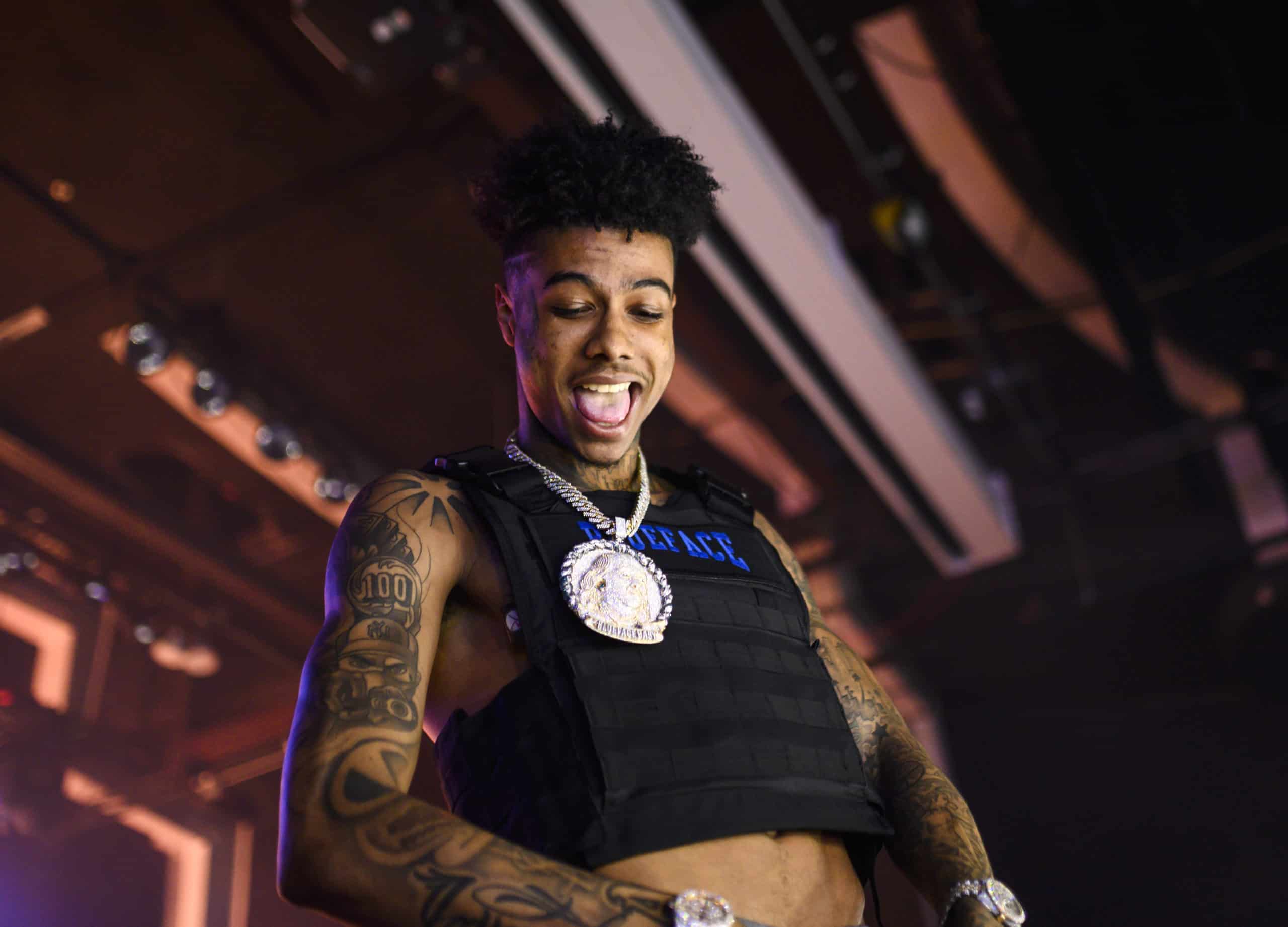 Blueface responds to backlash he received from viral "Blue Girls Club" clip where women were seen sleeping in bunk beds and getting tattoos of him.