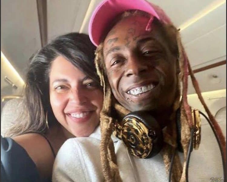 Lil Wayne and Denise Bidot