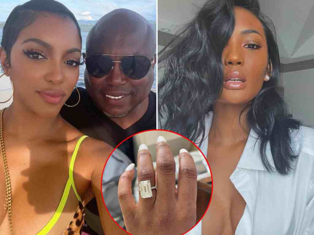 Porsha is engaged once again, this time to Simon Guobadia, who is the ex of Falynn Guobadia who was once a friend of hers.