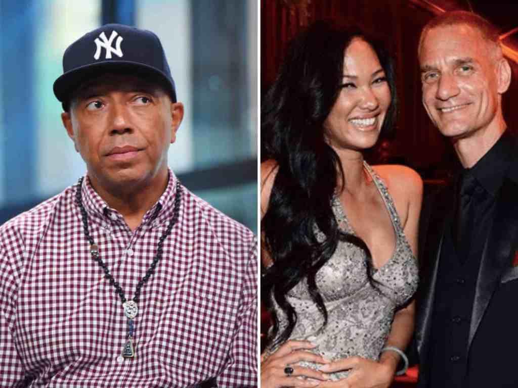 Russell Simmons is suing his ex-wife and her and her current husband for allegedly taking his shares of an energy drink company.