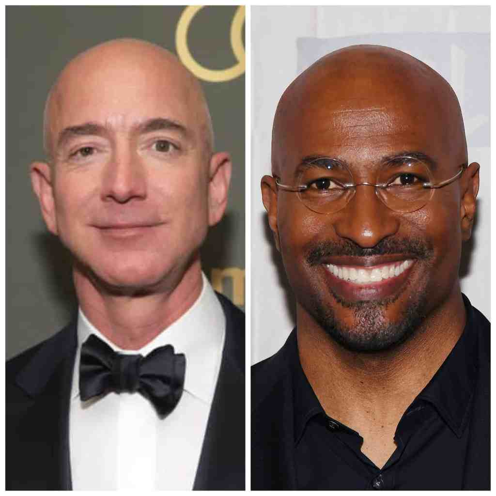 Jeff Bezos and Van Jones