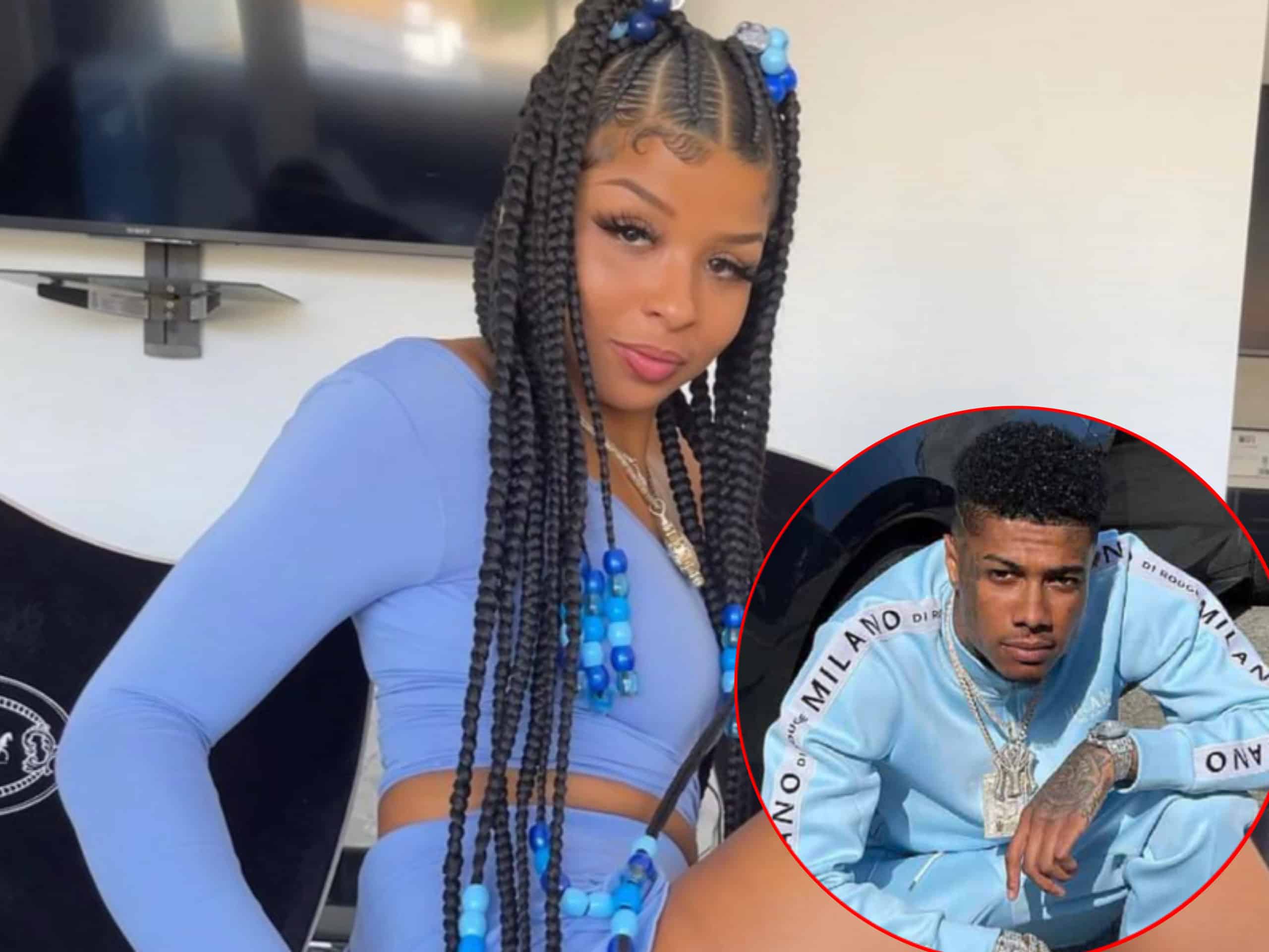 Chrisean Rock Honors ExBF Blueface With New Neck Tattoo