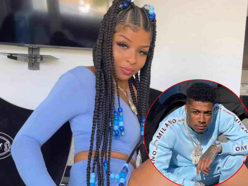 Blueface's artist Chrisean Rock tattooed his government name for the second time, but this time on her neck.