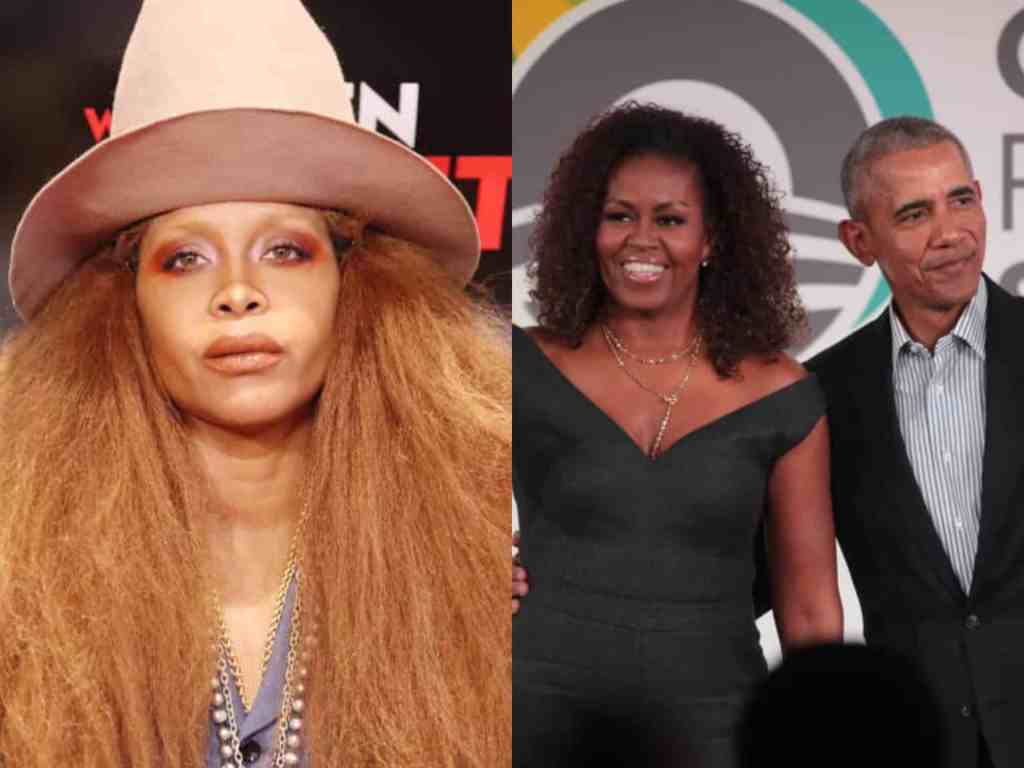 Erykah Badu issued an apology to Barack and Michelle Obama for being a terrible guest at his 60th birthday party.
