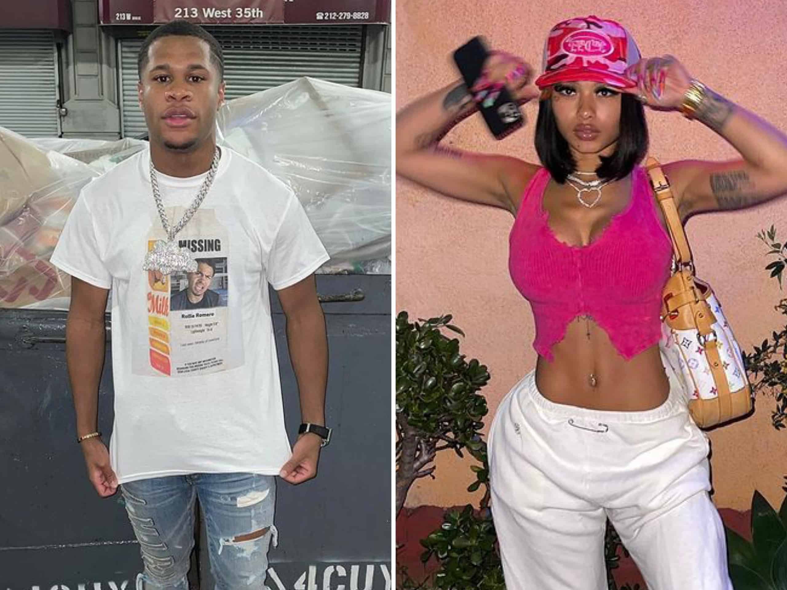 Devin Haney and India Love get close in new video after he breaks up with Jania Meshell and hints at seeing someone new.
