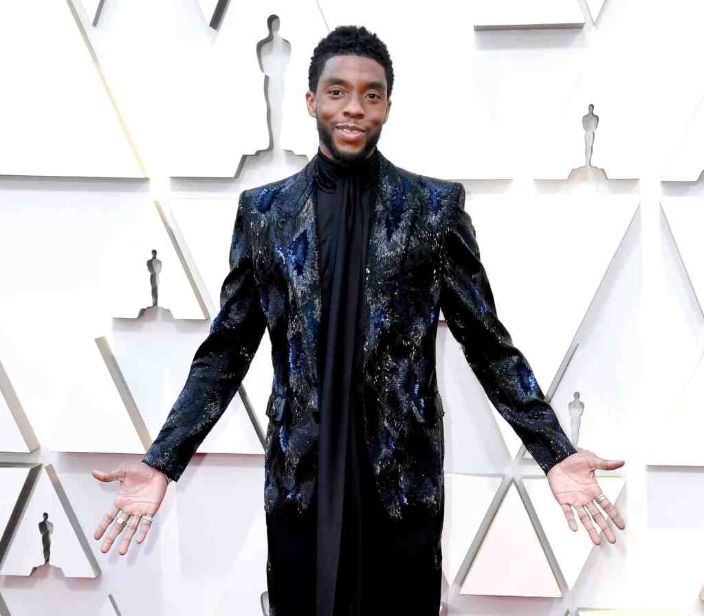 Howard University has officially named their College of Fine Arts after Chadwick Boseman and shared a video of the name placed on the building