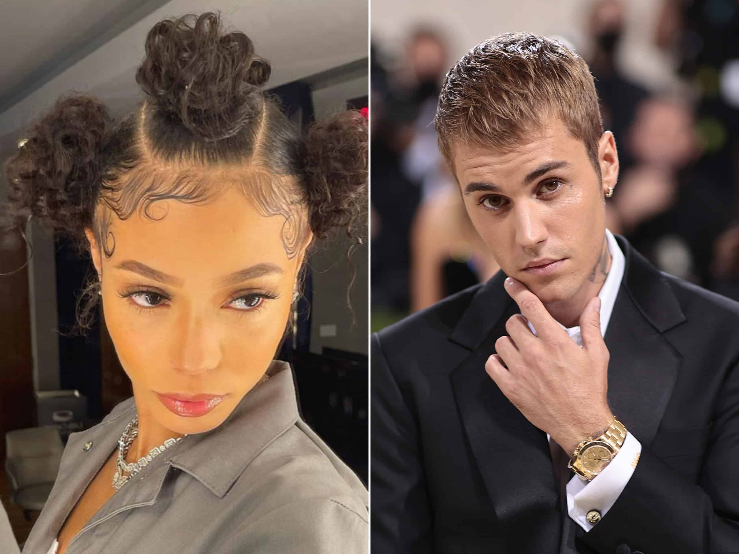 Coi Leray shares new videos of her and Justin Bieber in the studio leading fans to believe that the two have a collaboration on the way.