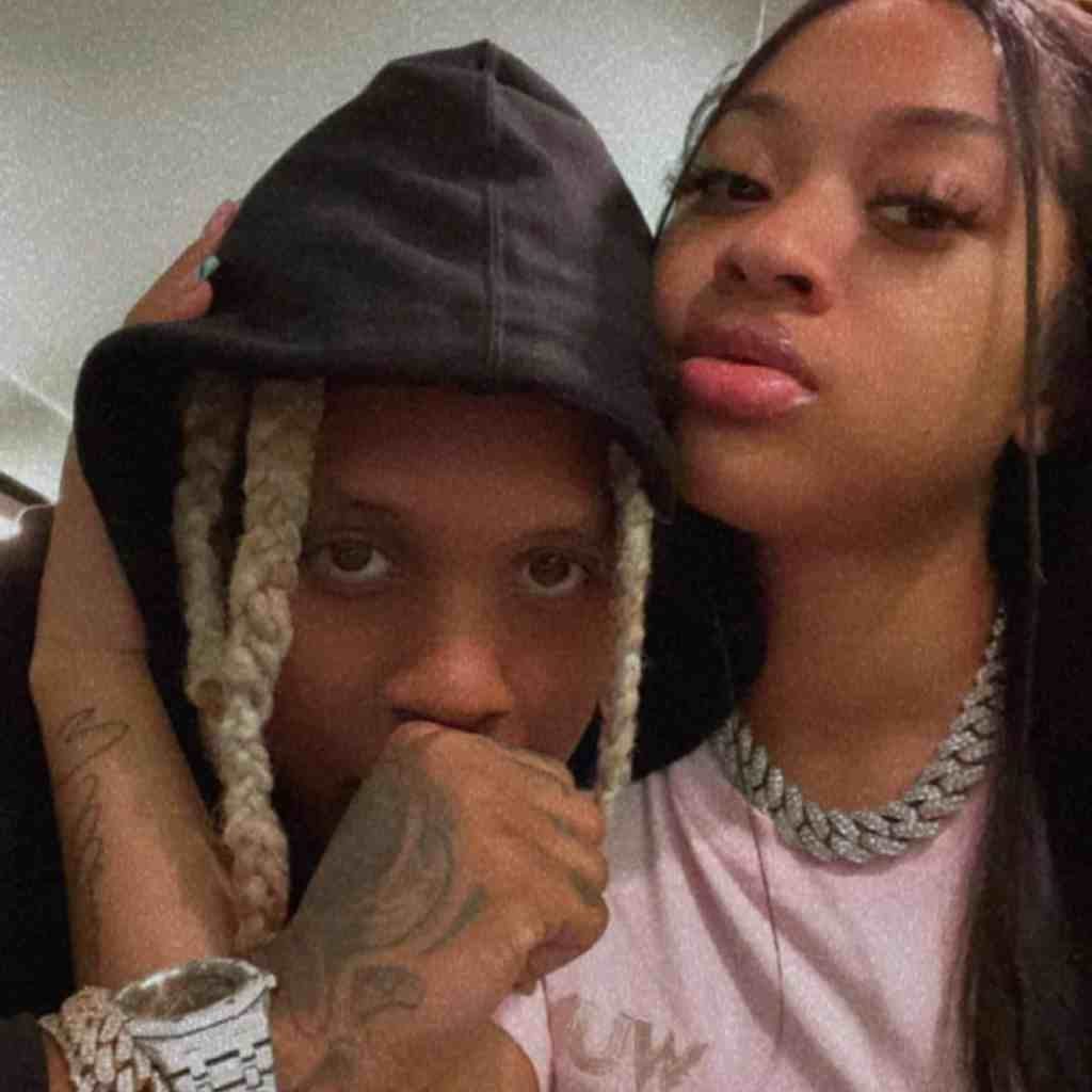 Lil Durk took time to promote his girlfriend's makeup brand while on Instagram Live with Nicki Minaj late Thursday night.
