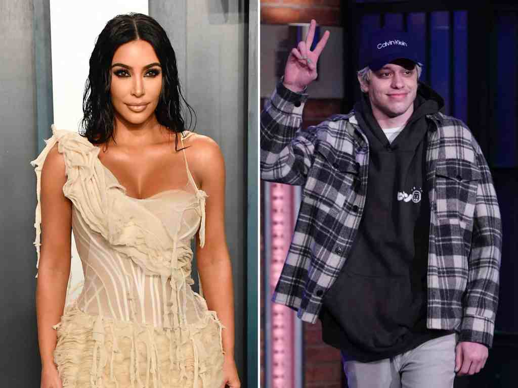 Kim Kardashian and Pete Davidson were spotted holding hands this week in Palm Springs as they celebrated his birthday.