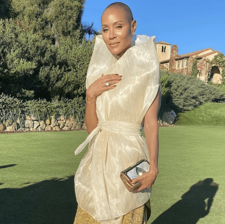 Jada Pinkett-Smith gets candid about her hair loss as she shows off a line that has formed on her scalp, and shares how she plans to embrace it.