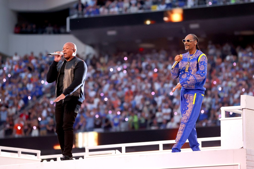 Dr. Dre and Snoop Dogg Super Bowl