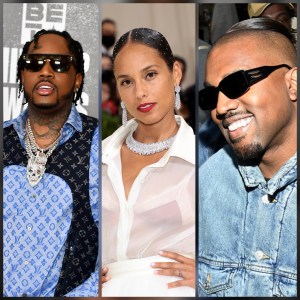 Fivio Foreign, Alicia Keys and Kanye West