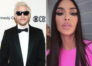 Pete Davidson refers to Kim Kardashian in his latest interview after the two have been spotted together for several months.