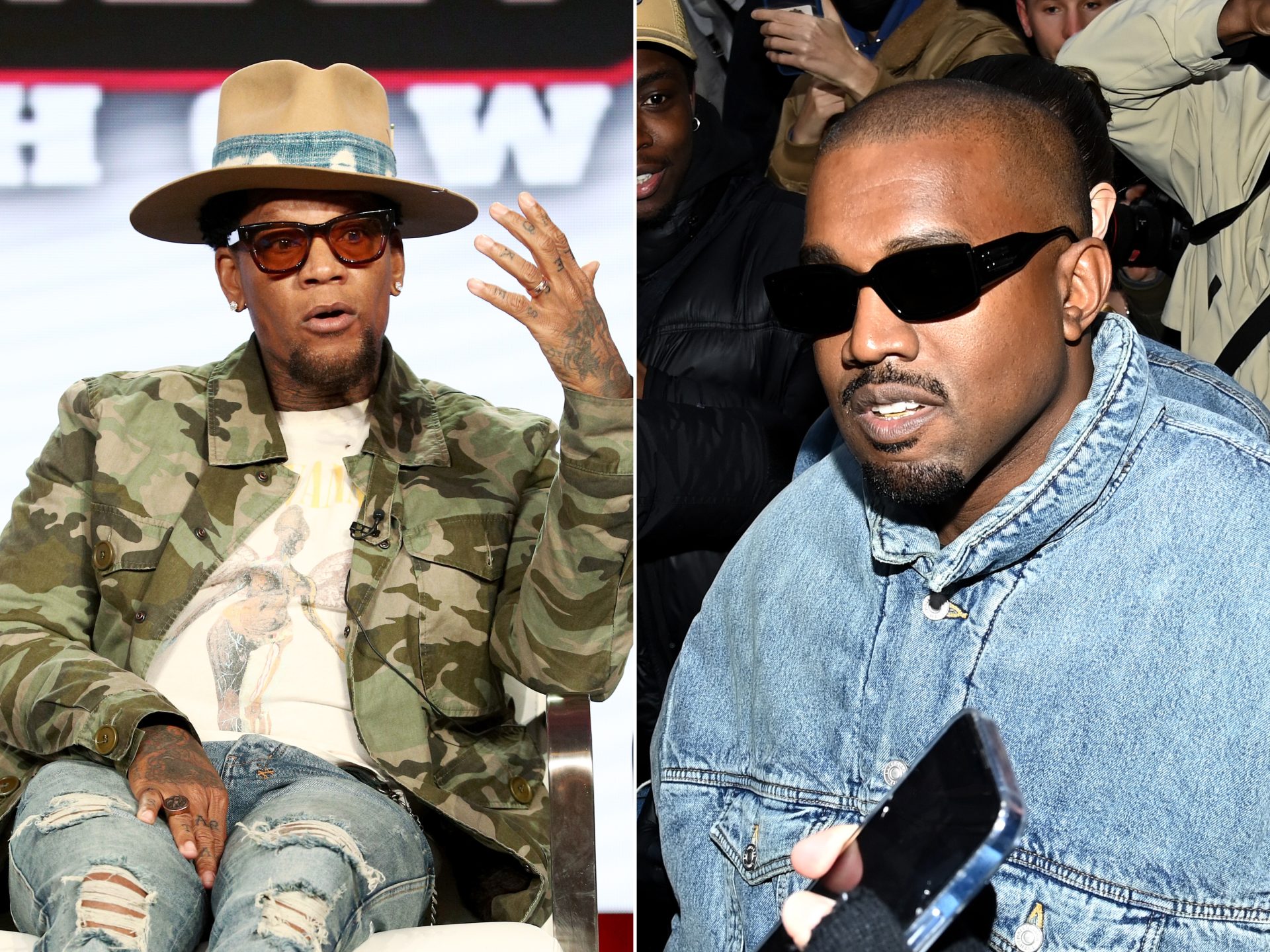 D.L. Hughley Claps Back At Kanye West After He Comes For His Comedic Style & Choice Of Clothing  thumbnail