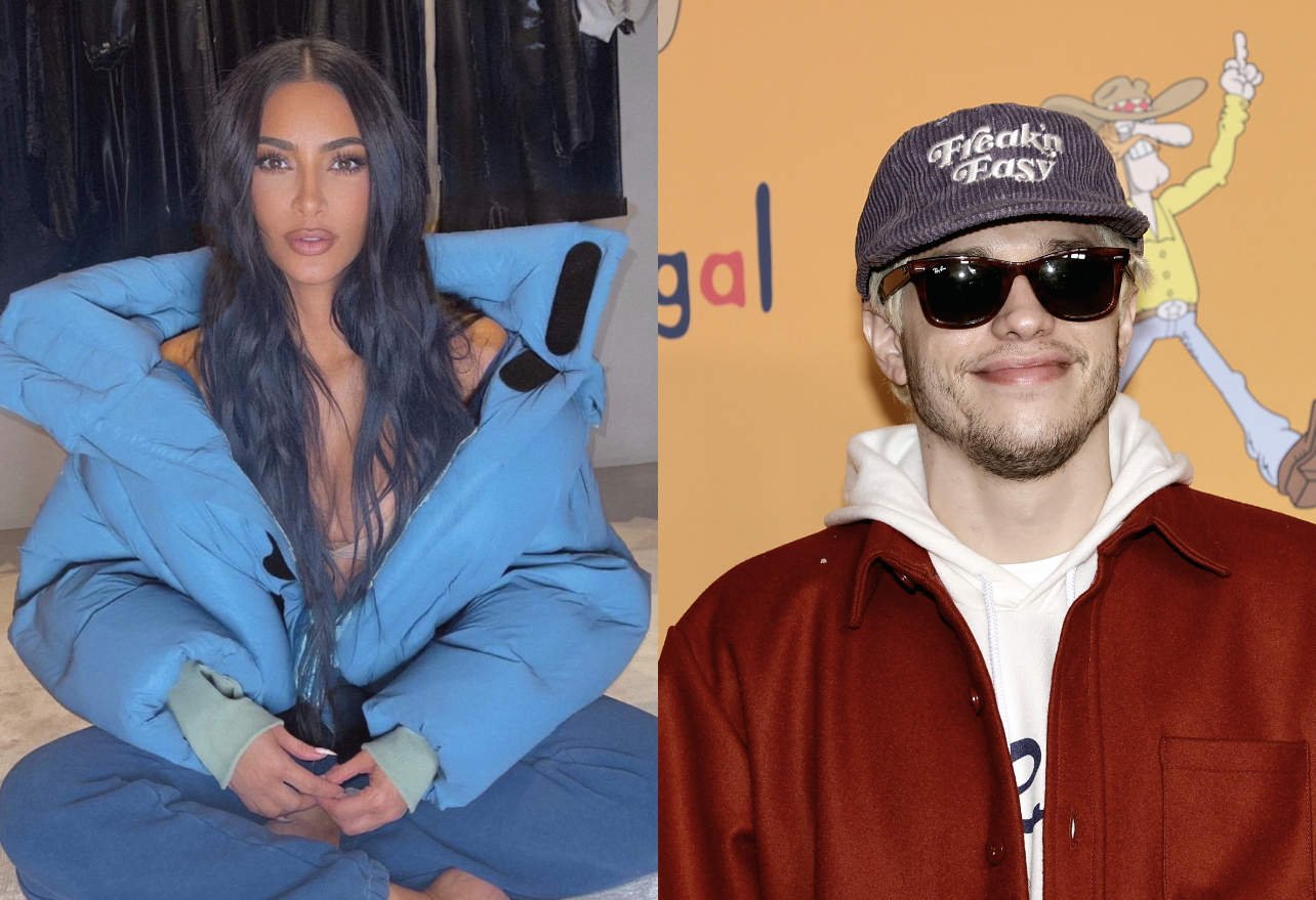 Kim Kardashian Dishes On Finding Happiness In Her 40s & Confirms Pete  Davidson Got Her Name Branded On His Chest!