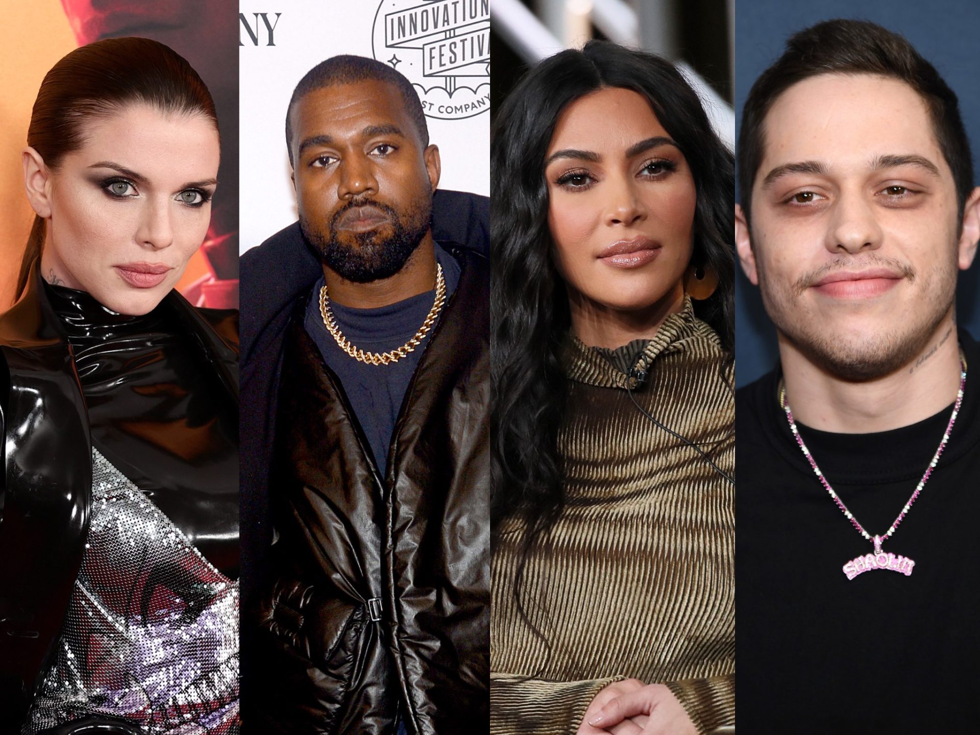 Julia Fox Says Kanye West Is No Threat To Kim Kardashian And Pete Davidson's Safety
