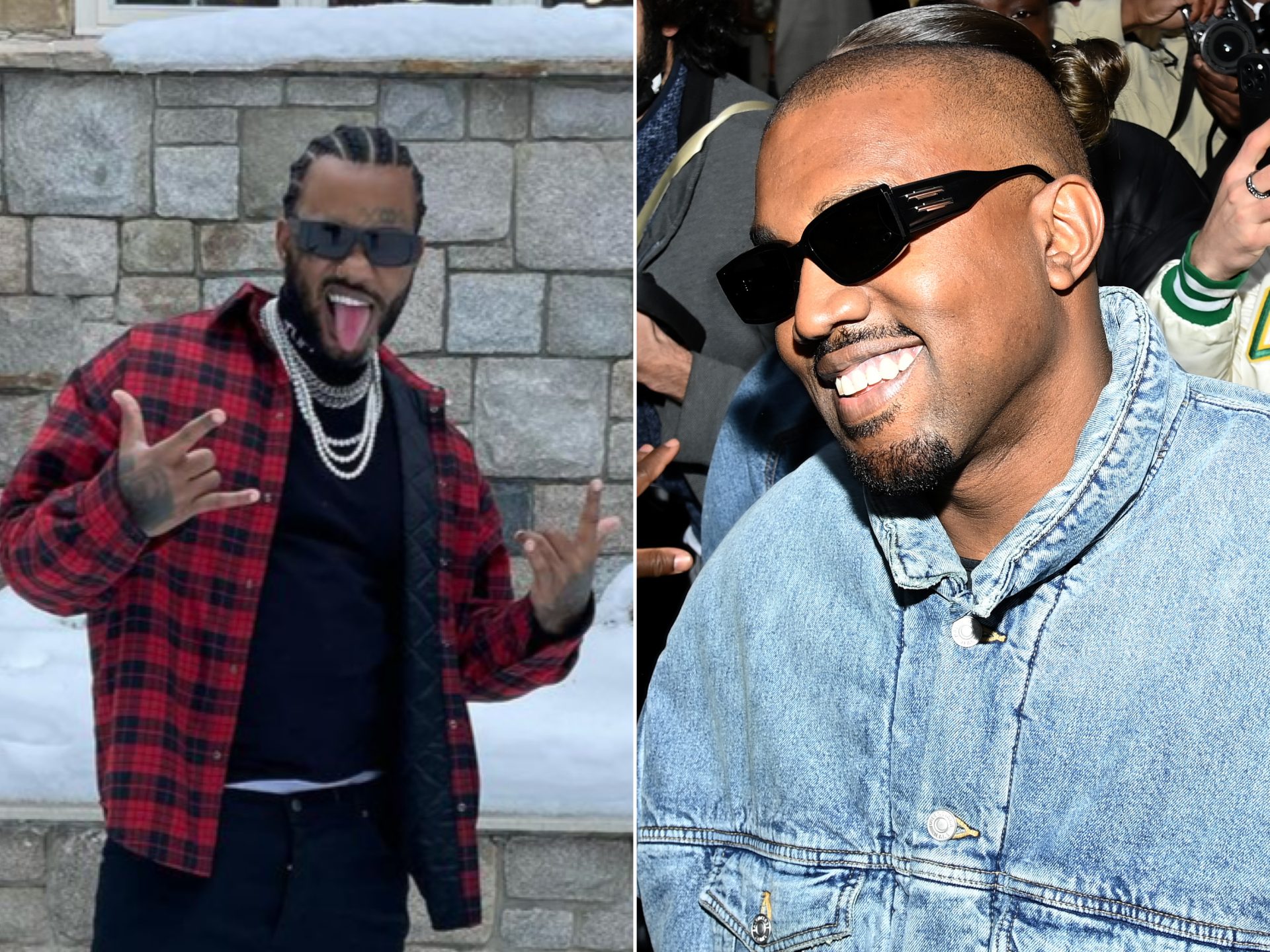 The Game and Kanye West release the music video for "Eazy," which has a character that appears to be Pete Davidson.