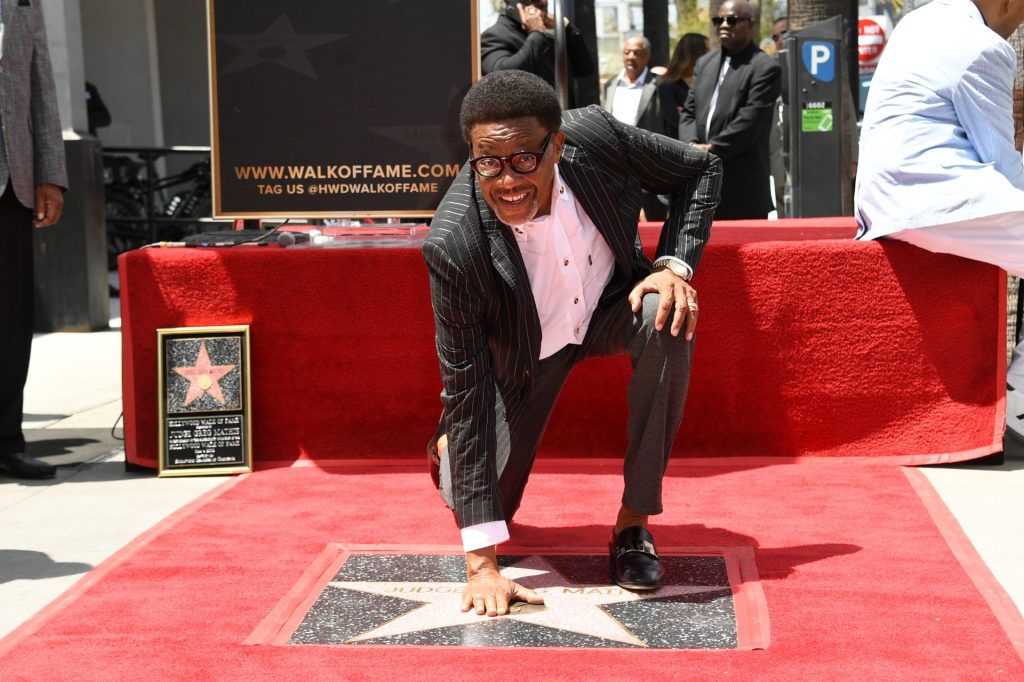 Judge Mathis celebrates getting his star on the Hollywood Walk of Fame after being on daytime television for many years.