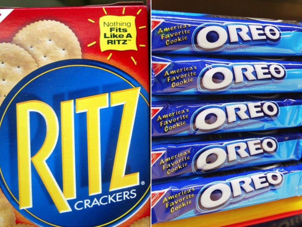Ritz crackers and Oreo cookies are teaming up for a new snack that puts both snacks together in one for a limited time.