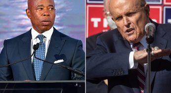 NYC Mayor Eric Adams Says Rudy Giuliani Should Be Investigated For Reporting A False Crime After Claiming To Be Assaulted While Video Showed He Was Tapped On His Back 