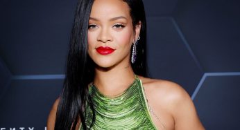 Rihanna Radiates In All Black For Rare Solo Appearance At London Art Exhibition