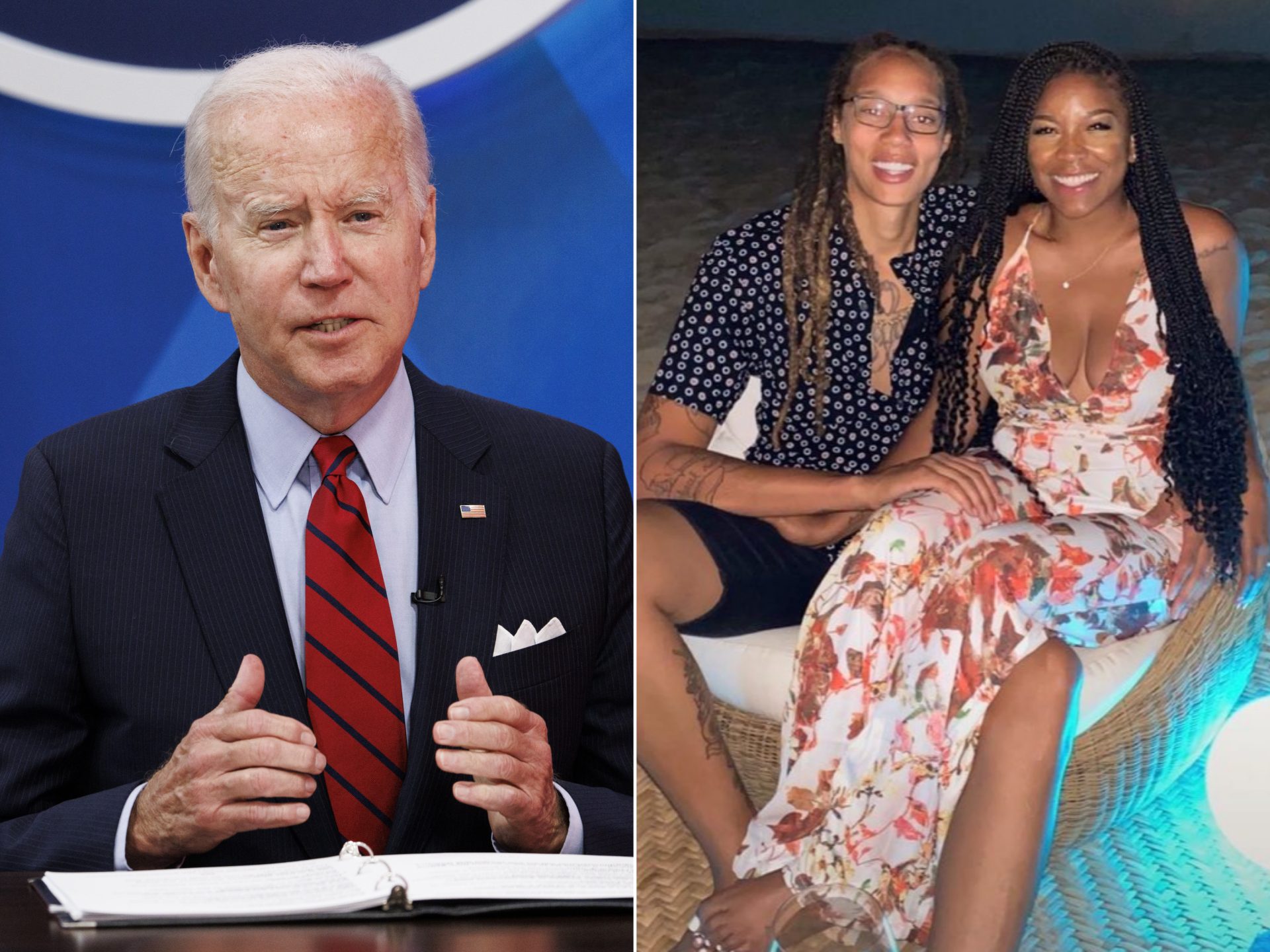 The White House says President Biden has spoken to Brittney Griner's wife after she sent him a letter asking to help bring her home.