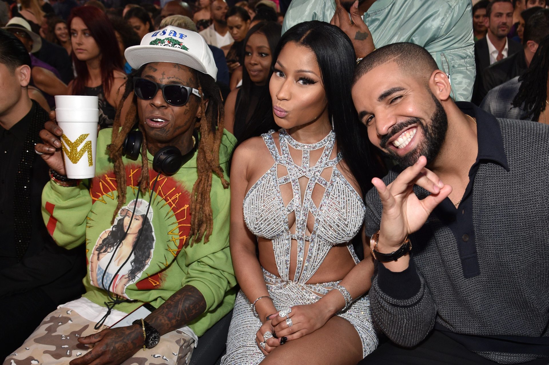 Lil Wayne, Drake and Nicki Minaj reunite on stage for a Young Money reunion as a part of Drake's OVO Fest in Toronto.