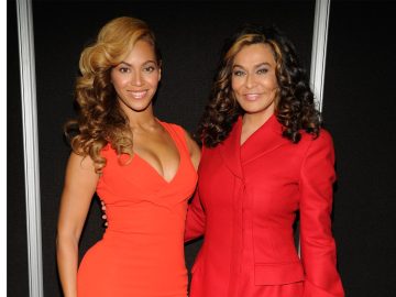 Tina Lawson takes to Instagram to share how proud she is of Beyoncé after her latest album goes No. 1 on Billboard.