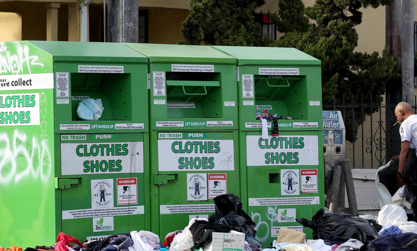 Woman, 61, Dies After She’s Swallowed By Clothing Donation Box In California