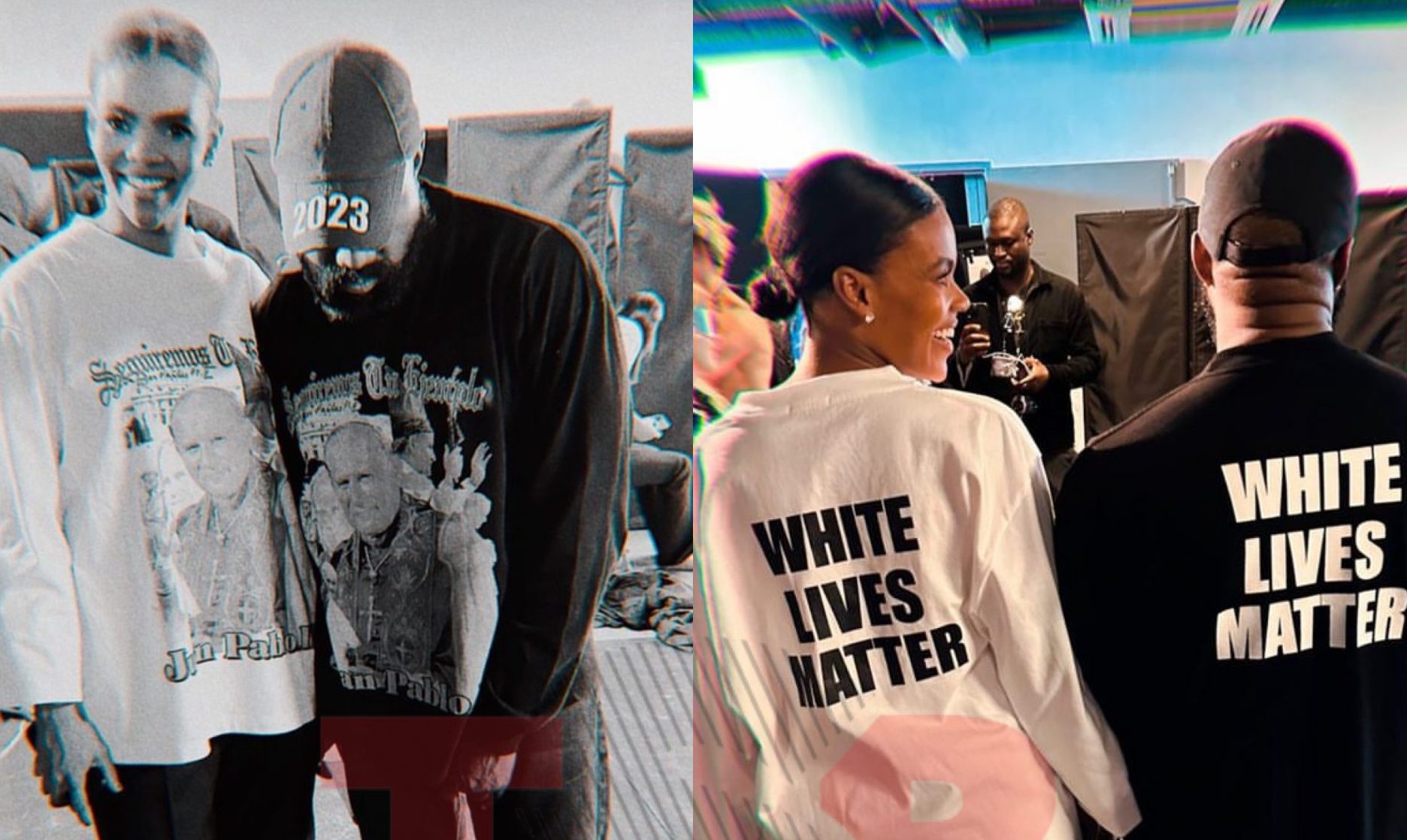 Ye And Candace Owens Wear “White Lives Matter” T-Shirts In Paris (Photos)