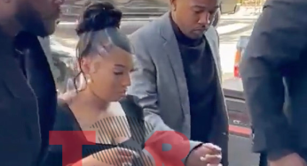 EXCLUSIVE VIDEO: Megan Thee Stallions Ex-Friend Kelsey Harris Enters Court To Take The Stand In Tory Lanez Shooting Trial