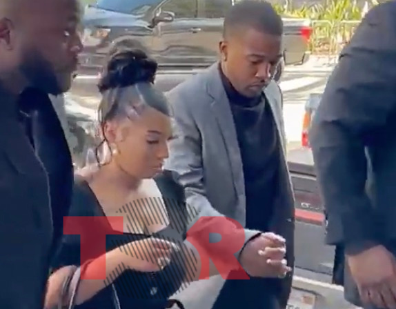 EXCLUSIVE VIDEO: Megan Thee Stallions Ex-Friend Kelsey Harris Enters Court To Take The Stand In Tory Lanez Shooting Trial