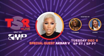 Tune In! Akbar V Appears On ‘TSR Live On Amp’ Radio Tonight At 8 PM ET