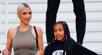WATCH: Stole His Whole Face! North West Transforms Into Kanye West In Video With Kim Kardashian