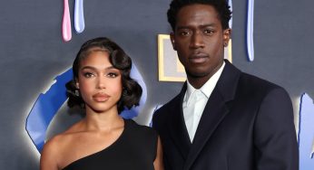 Lori Harvey Stuns In Elegant Black Dress Alongside Boyfriend Damson Idris For Snowfall Premiere In LA