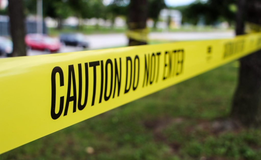 Police Tape/North Carolina Middle School Abruptly Cancels Classes After Body Is Found On Campus