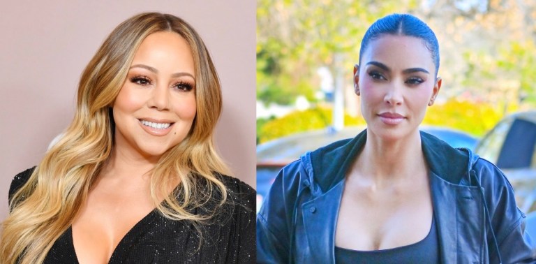 Mariah Carey and Kim Kardashian