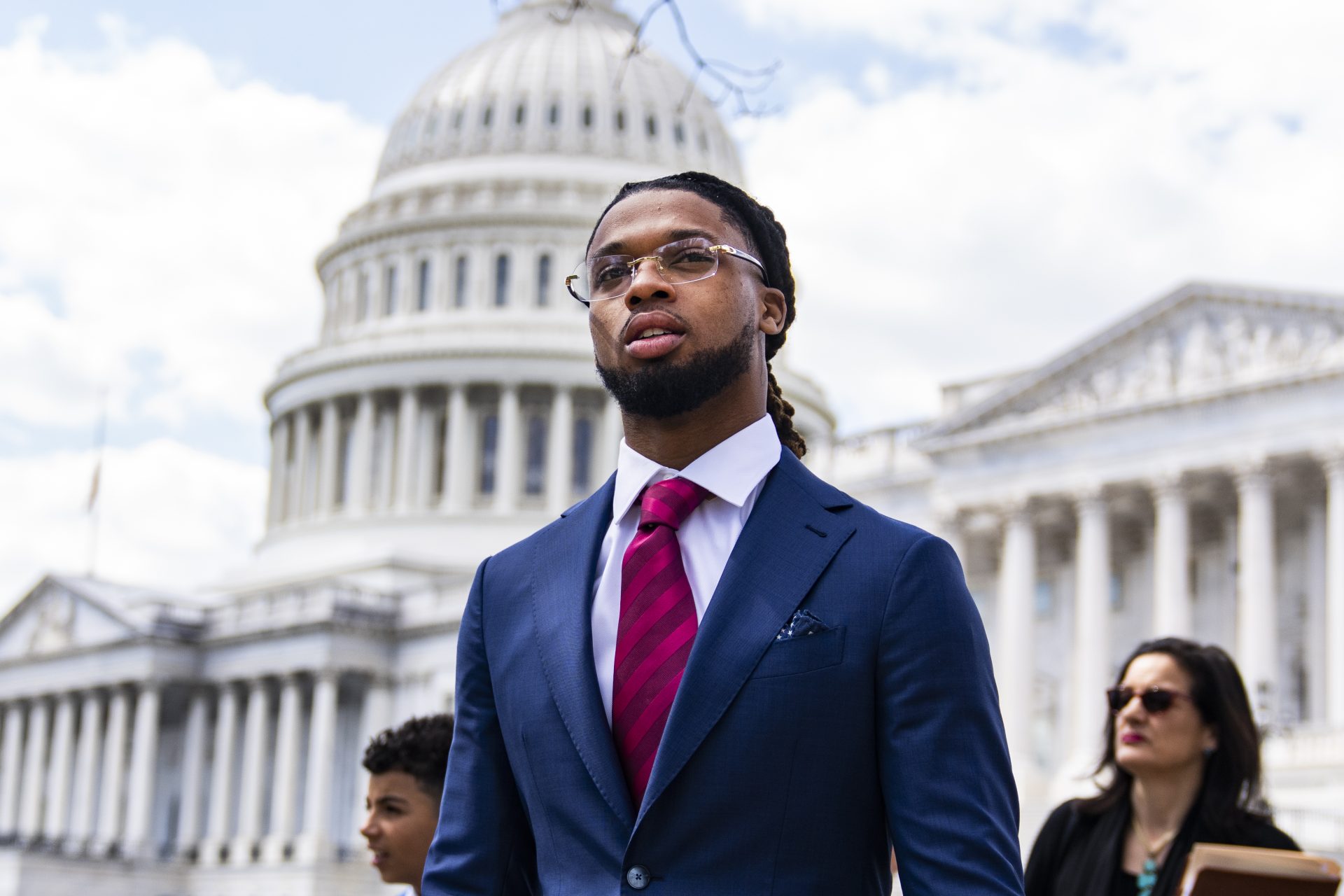 Damar Hamlin Visits Capitol Hill & Urges Lawmakers To Place Life-Saving AEDs, CPR Training In Schools
