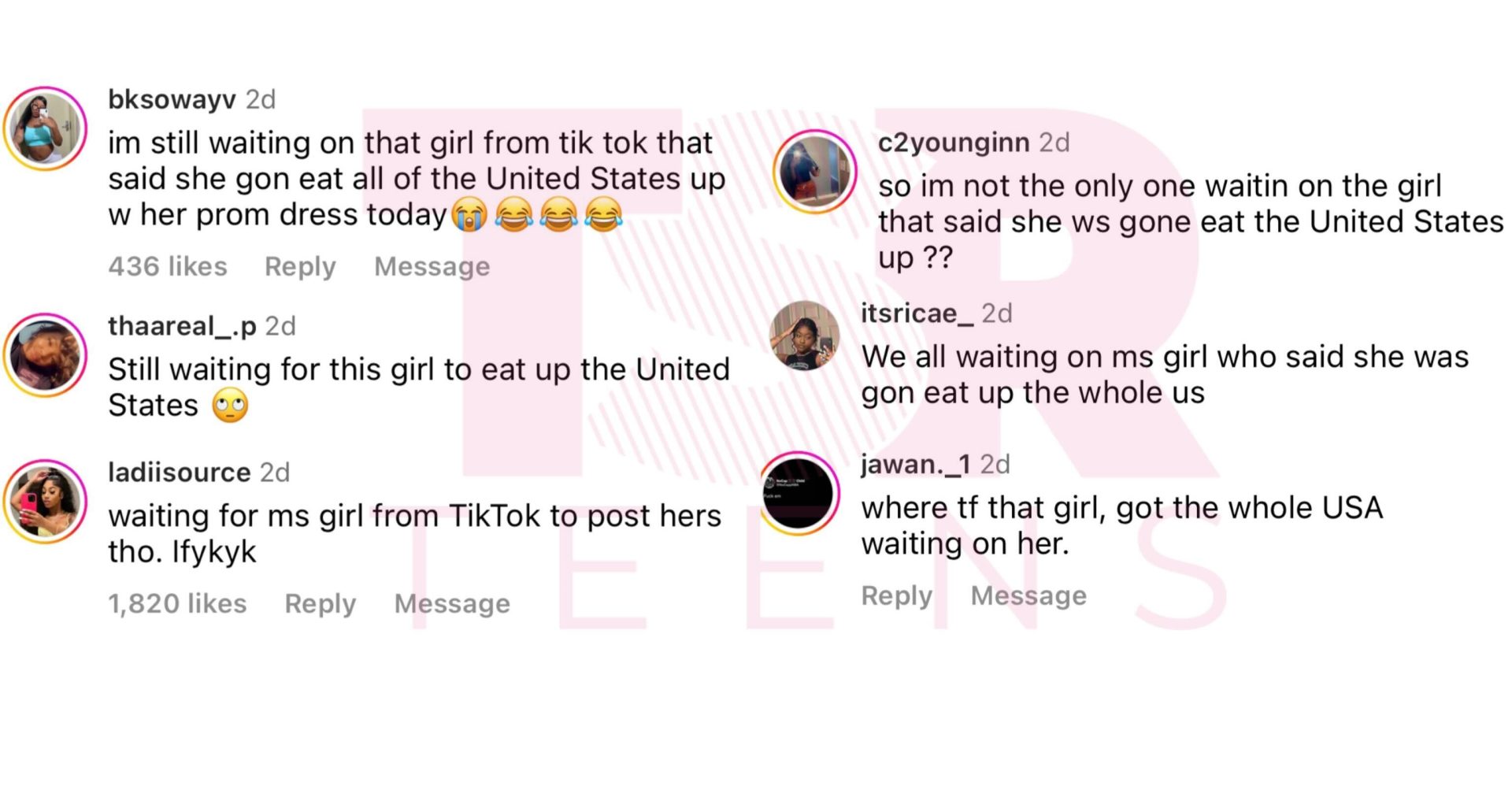 Eat The Whole United States Up?! A Young Lady Explains What Went Wrong After Her Viral Prom Dress Announcement