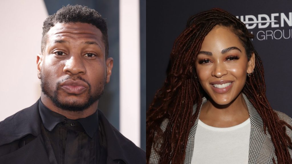 Jonathan Majors, Meagan Good Pictured Together At Court