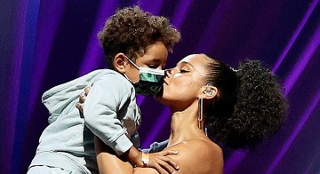 Alicia Keys' Son Genesis, 8, Stands Guard During Recent Performance: 'Playing No Games On Mom's Stage!'