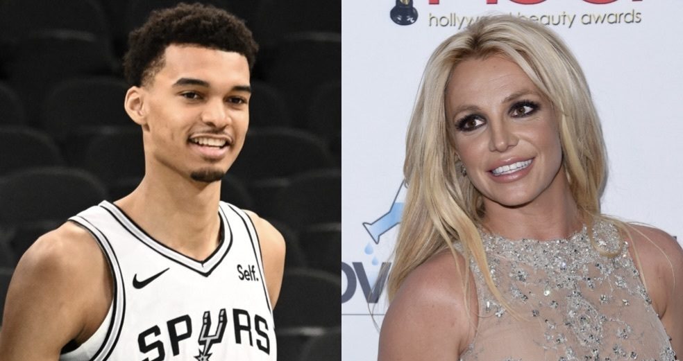 Victor Wembanyama Says Britney Spears 'Grabbed' Him 'From Behind,' Pop Star Denies Allegation