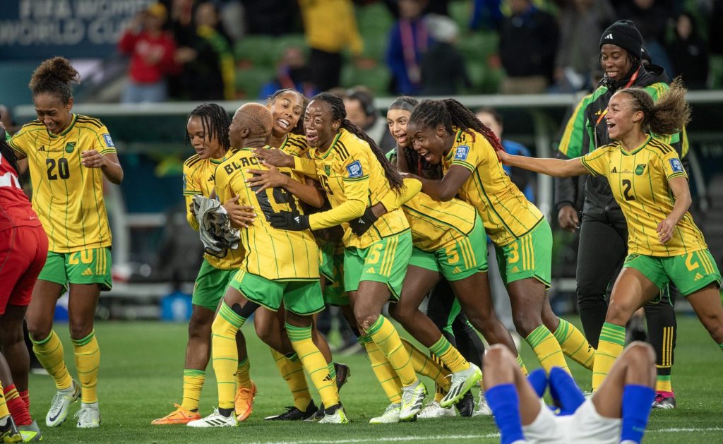 Jamaica Reggae Girlz Caribbean Team Knockout Round FIFA Women's World Cup