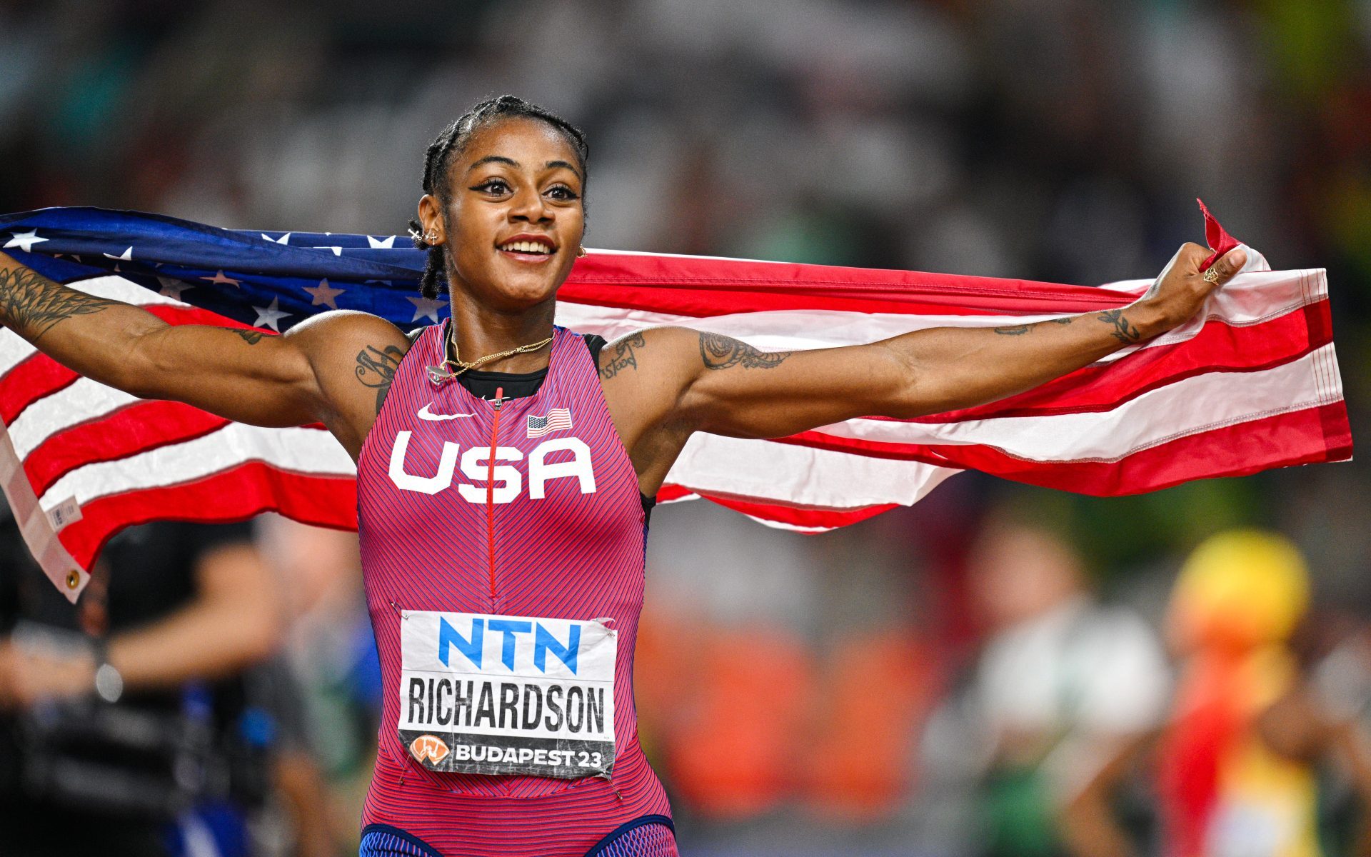 Sha'Carri Richardson Wins 100-Meter Title With 10.65-Second Run