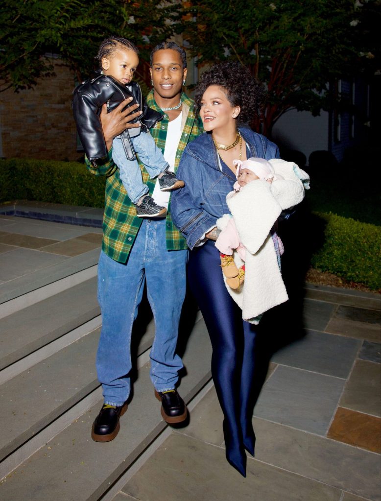 Baby Reveal Rihanna & A$AP Rocky Family Photoshoot Sons Photos