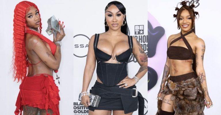 2023 BET Hip Hop Awards Outfits Sexyy Red Ari Fletcher GloRilla 