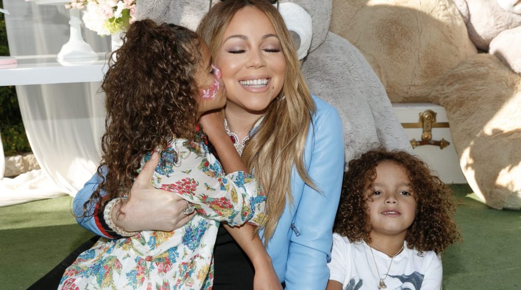 Mariah Carey with Moroccan and Monroe Cannon